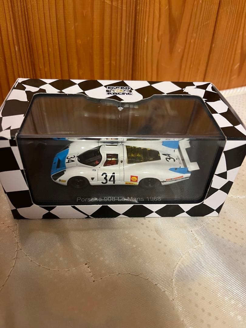 EBBRO RACING Porsche 908 Le Mans 1968 1/43 Diecast Model White [Age 13+]