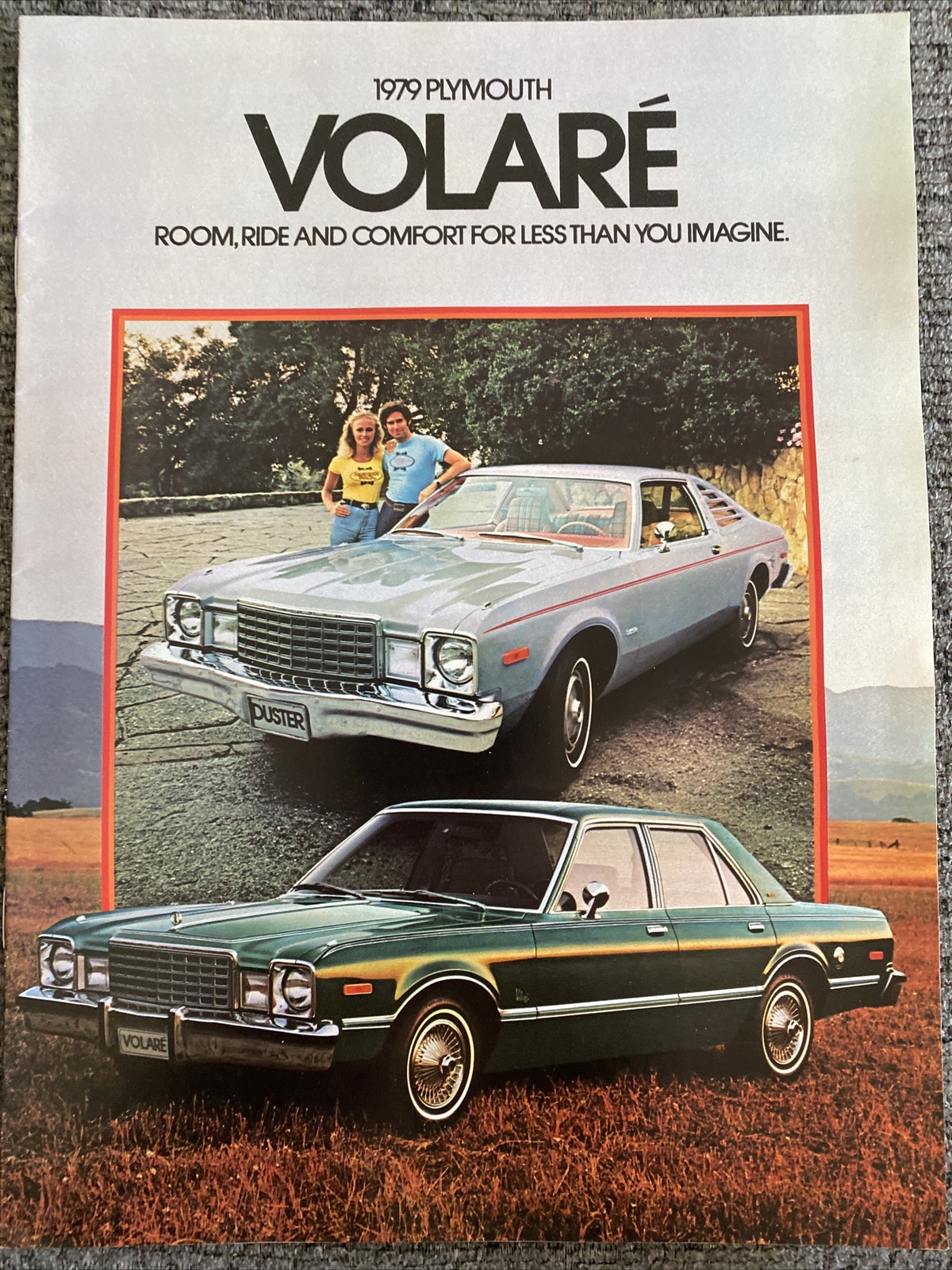 1979 Plymouth Volare and Road Runner Original Sales Brochure Catalog 16-page