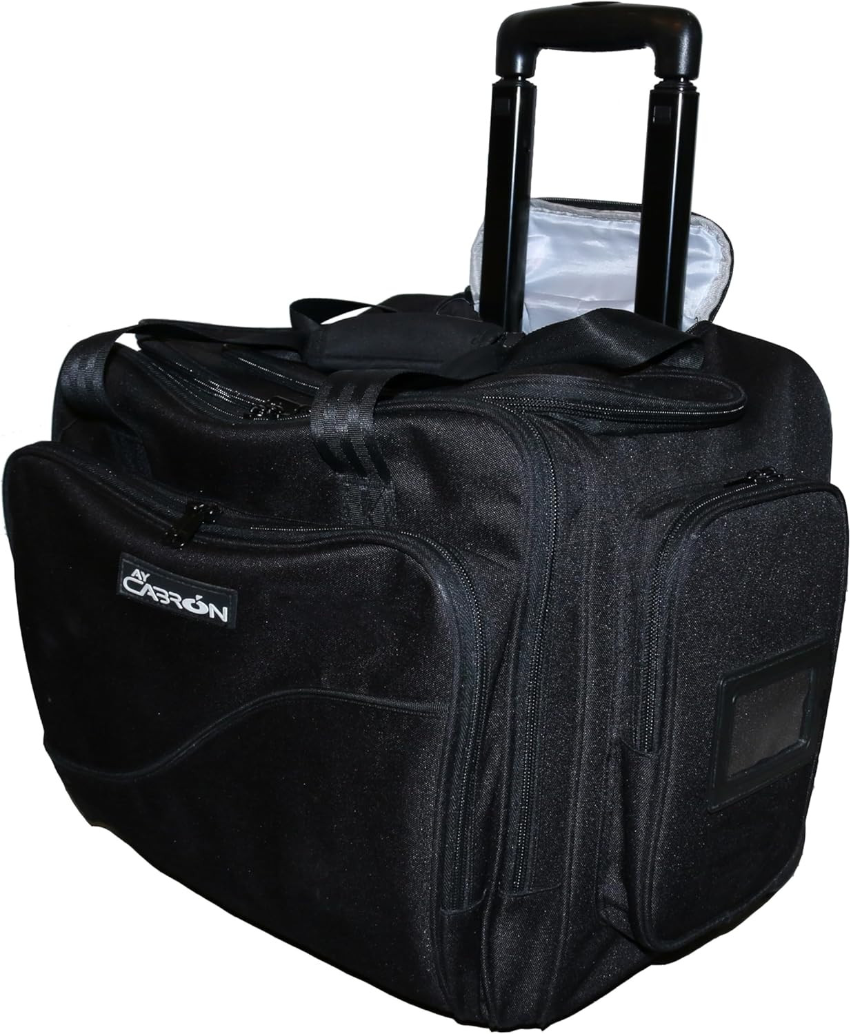 Lightweight Water-Resistant Pilot Flight Deck Trolley Bag - Professional Design