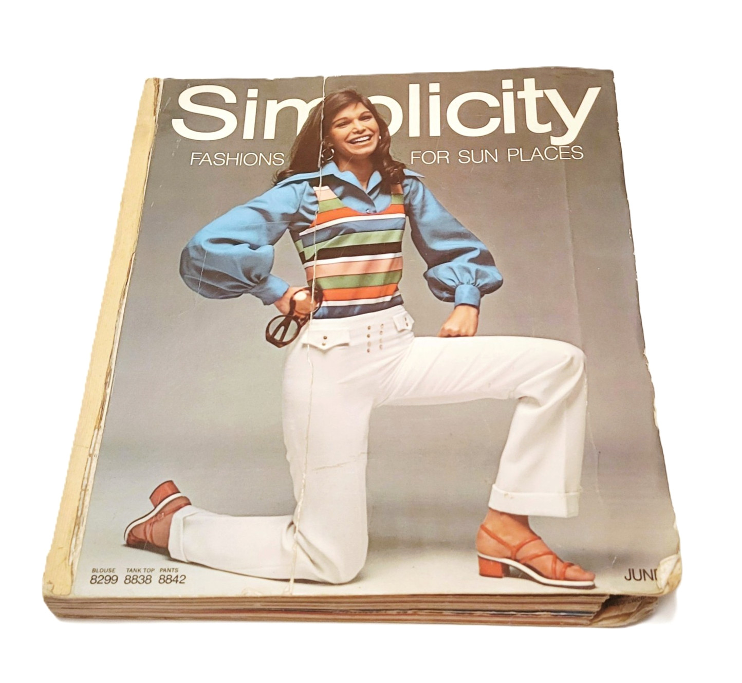 Simplicity Pattern Book June 1970 Large Store Counter Catalog 70s Mod Fashions