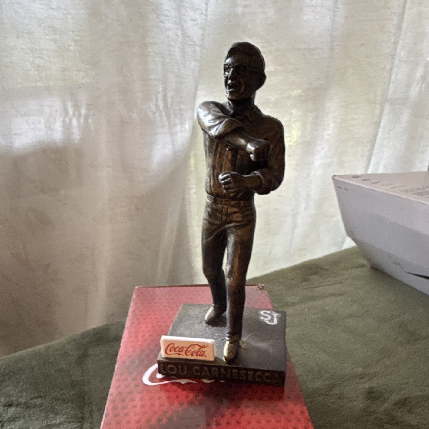 Coca-Cola Lou Carnesecca St. John’s Basketball Figurine Statue w/ Box