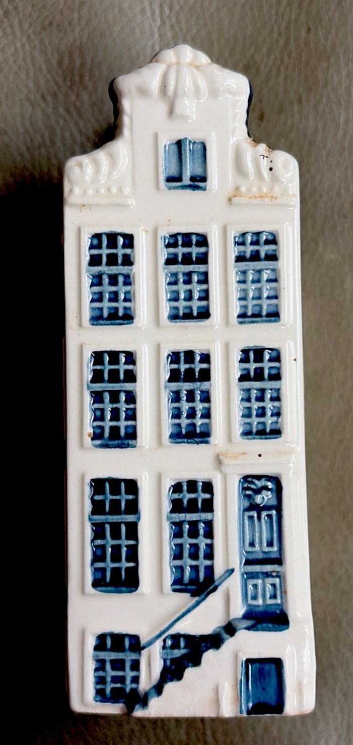 Vintage KLM Delft Dutch Blue House #46 BOLS Amsterdam 2017 Excellent EMPTY