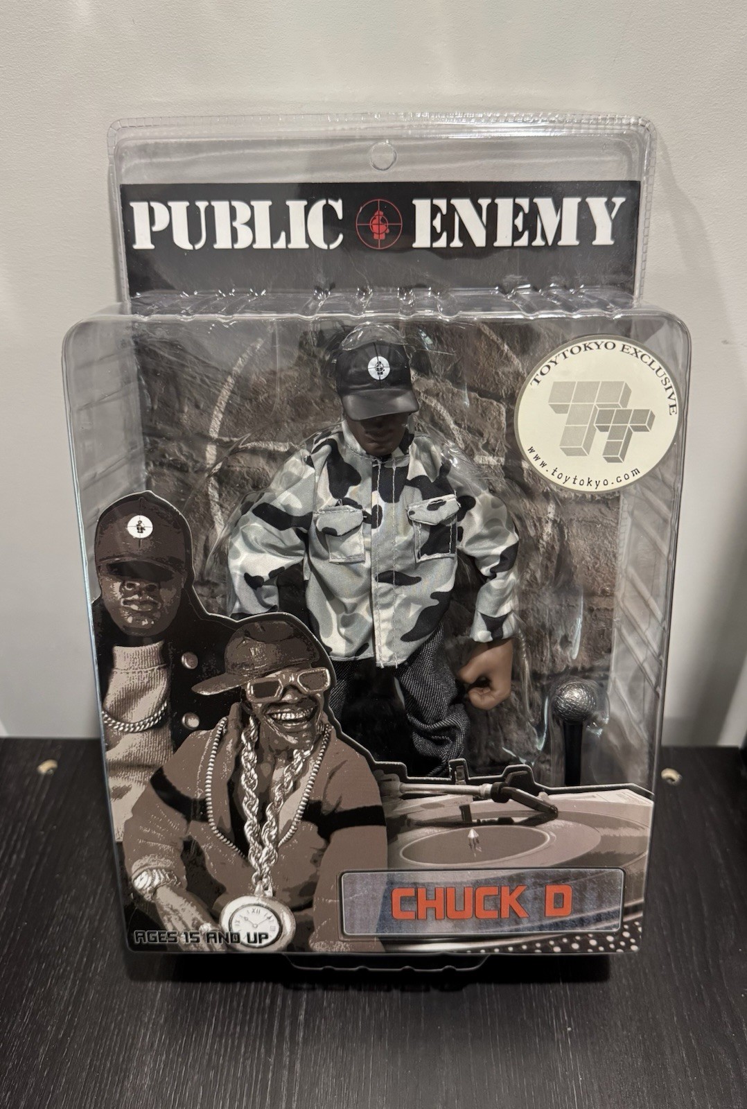 Mezco Public Enemy CHUCK D Figure Toy Tokyo Exclusive 2006