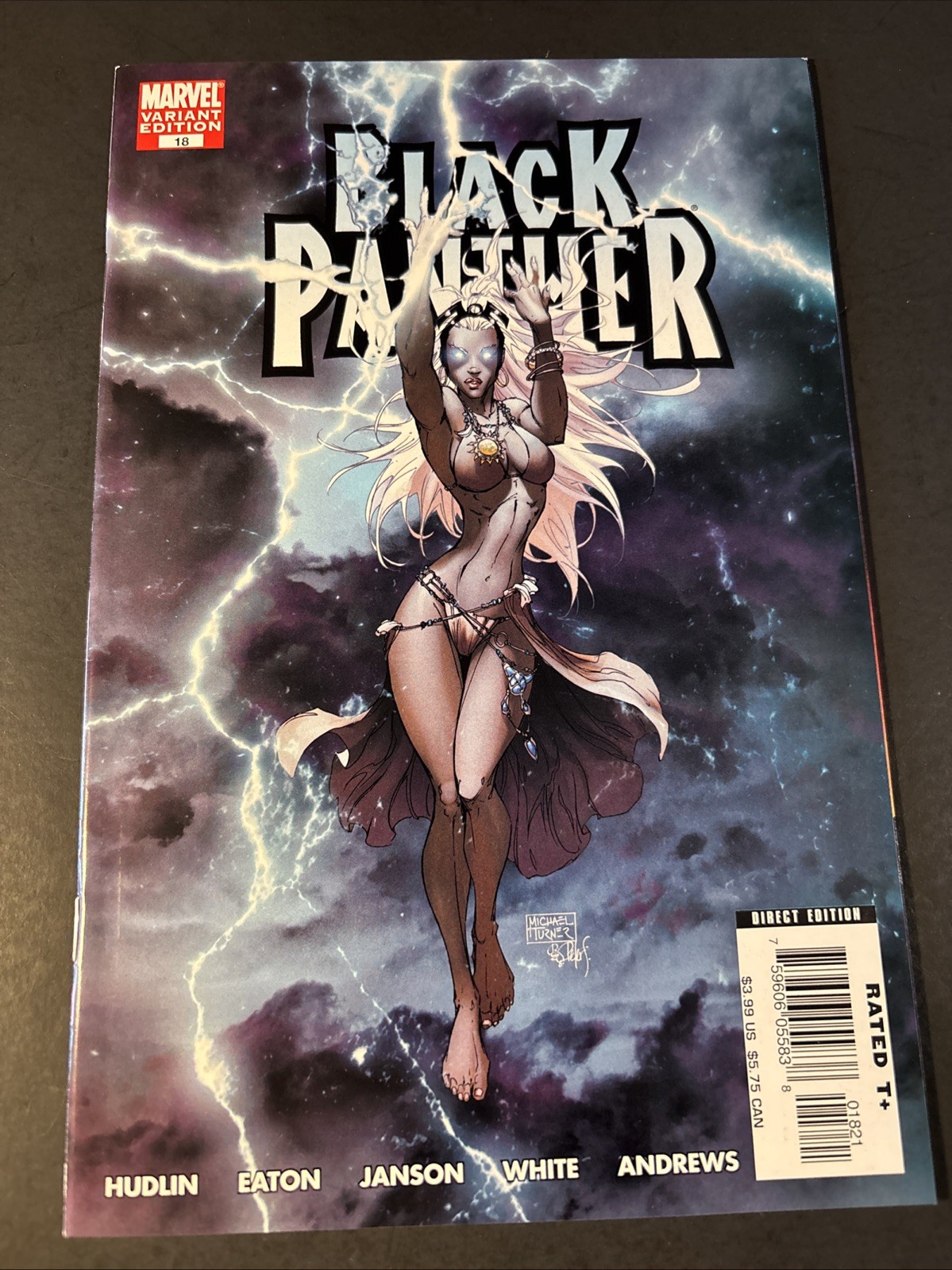 Marvel Comics Black Panther Michael Turner Variant Edition #18 JL