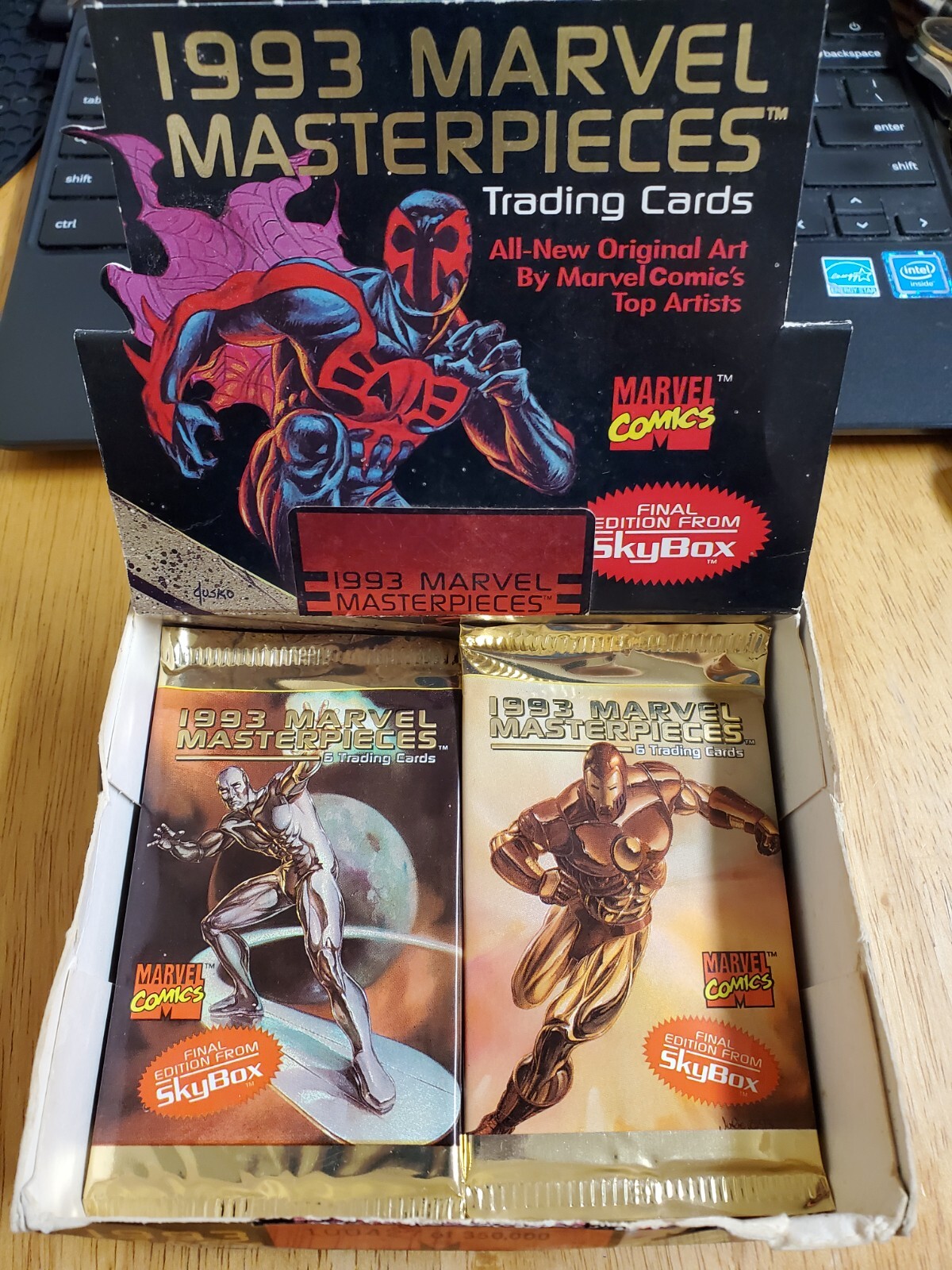 1993 Skybox Marvel Masterpieces Final Edition Sealed Pack