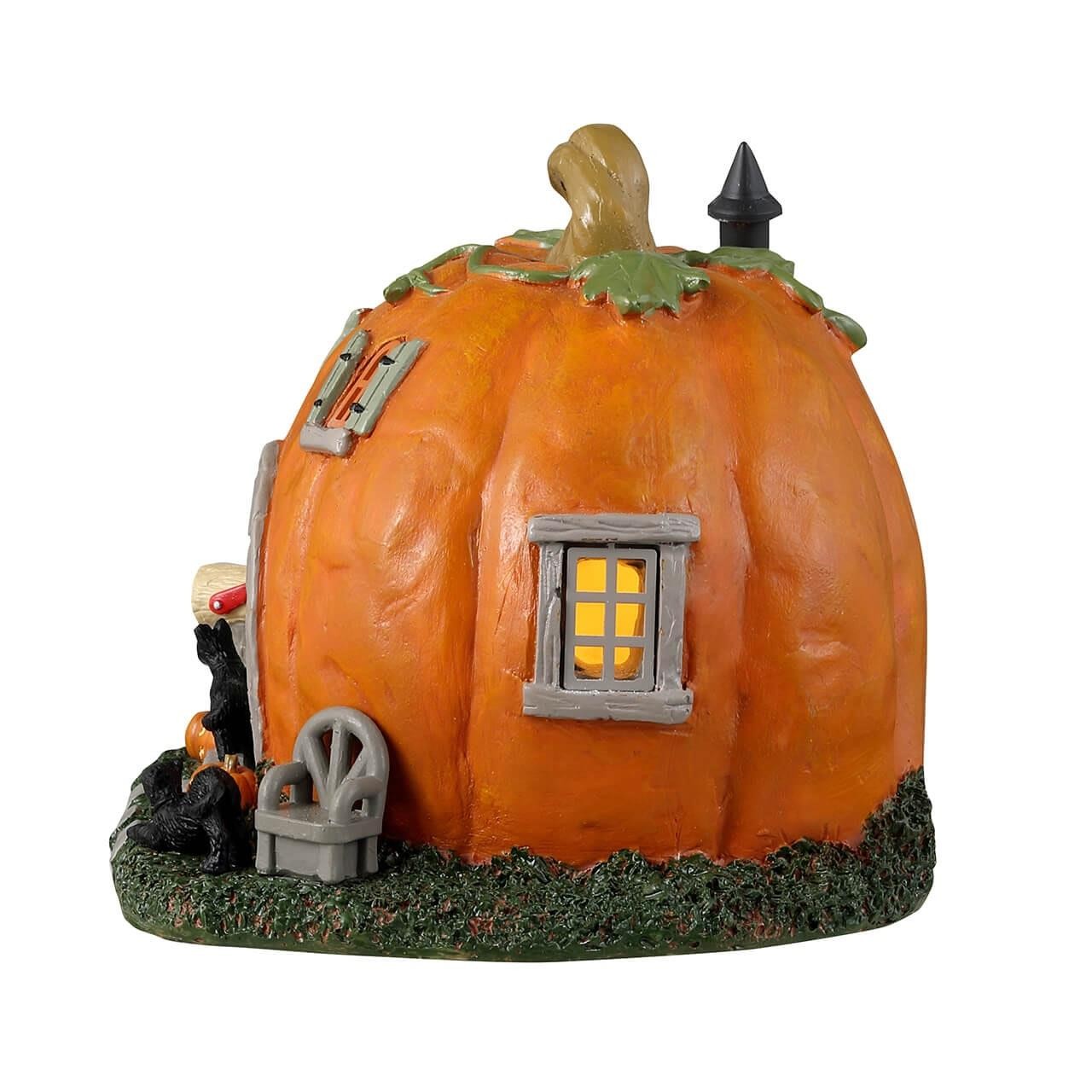 Lemax Spooky Town Halloween Village Pumpkin Cottage 34082