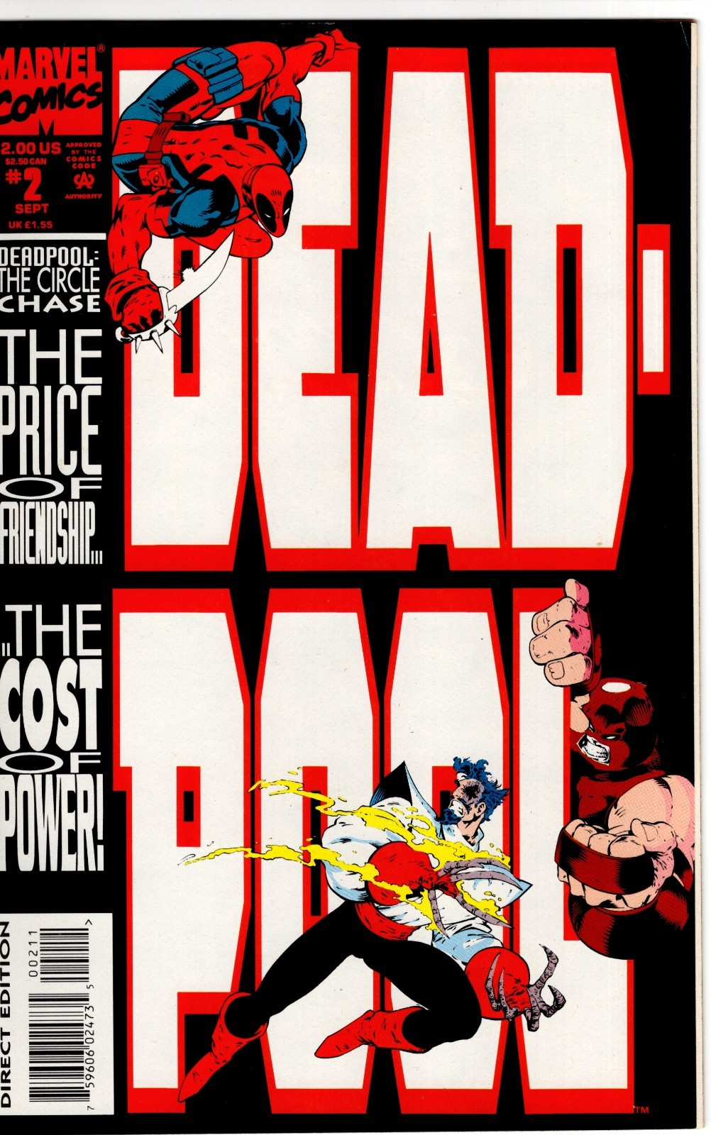 DEADPOOL: THE CIRCLE CHASE #2 (1993): VF