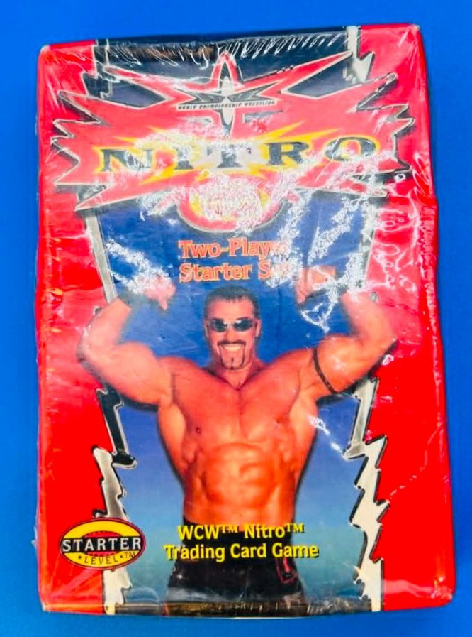 NITRO WCW Trading Card Game TWO-PLAYER STARTER SET SEALED Goldberg Sting  NEW