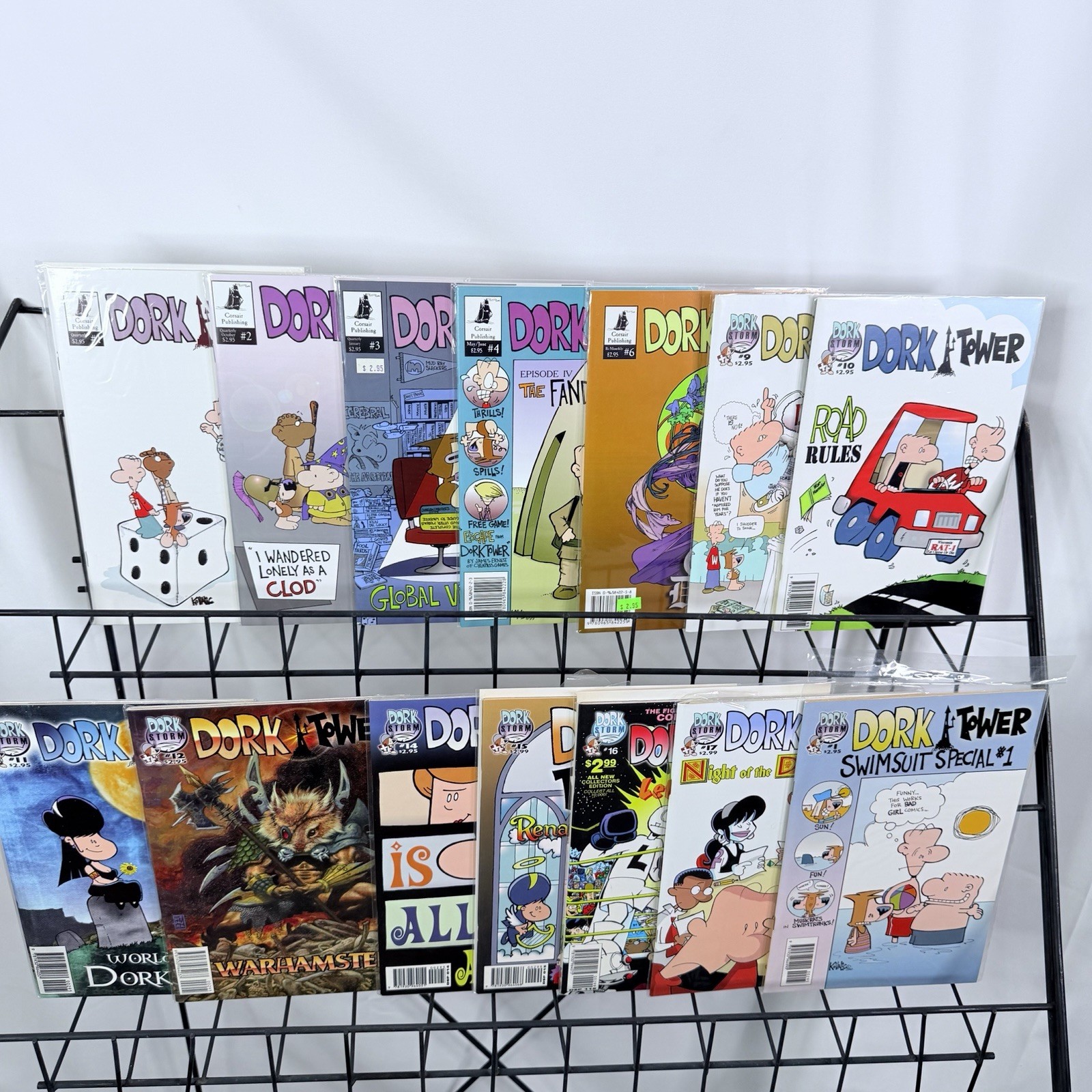 Dork Tower 1-4 6 9-12 14-17 & Swimsuit Special Lot Knights Dinner Table Homage