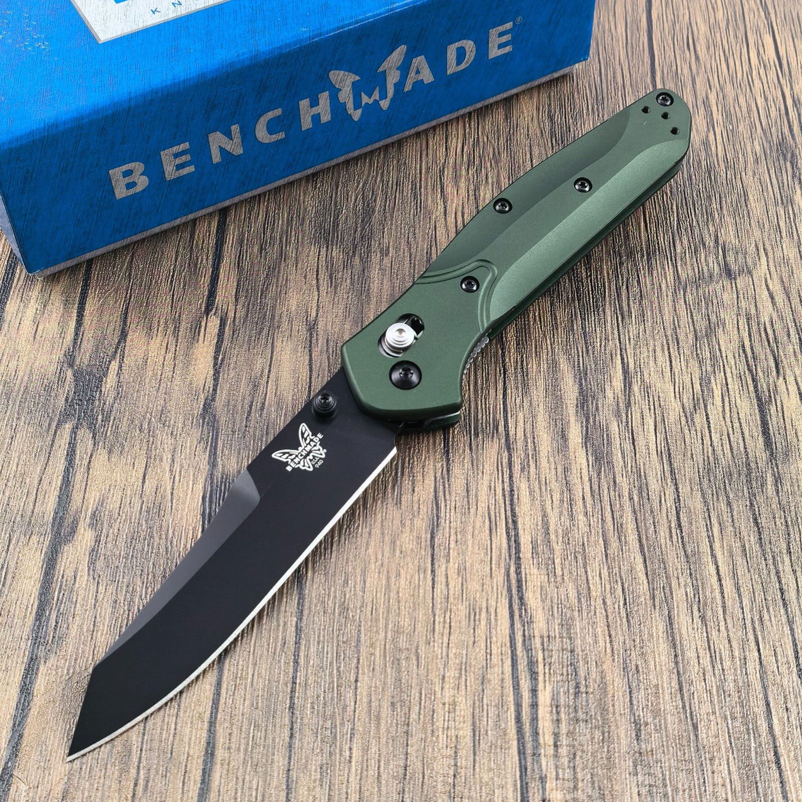 NEW Benchmade 940BK Osborne AXIS Lock Knife Green (3.4
