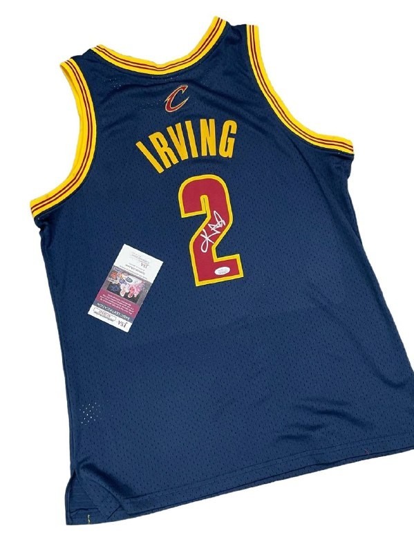 Kyrie Irving NBA jersey (player #2) Signed Autographed JSA COA