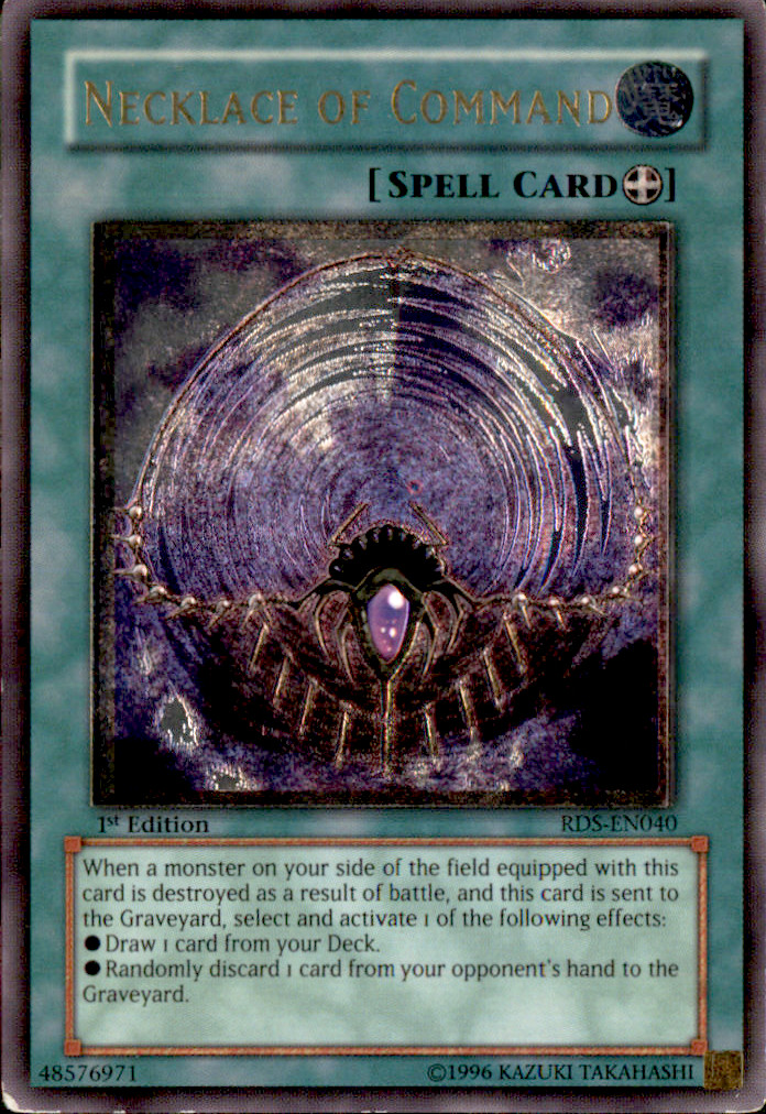 YuGiOh | Necklace of Command | RDS-EN040 | Ultimate Rare | 1st Edition