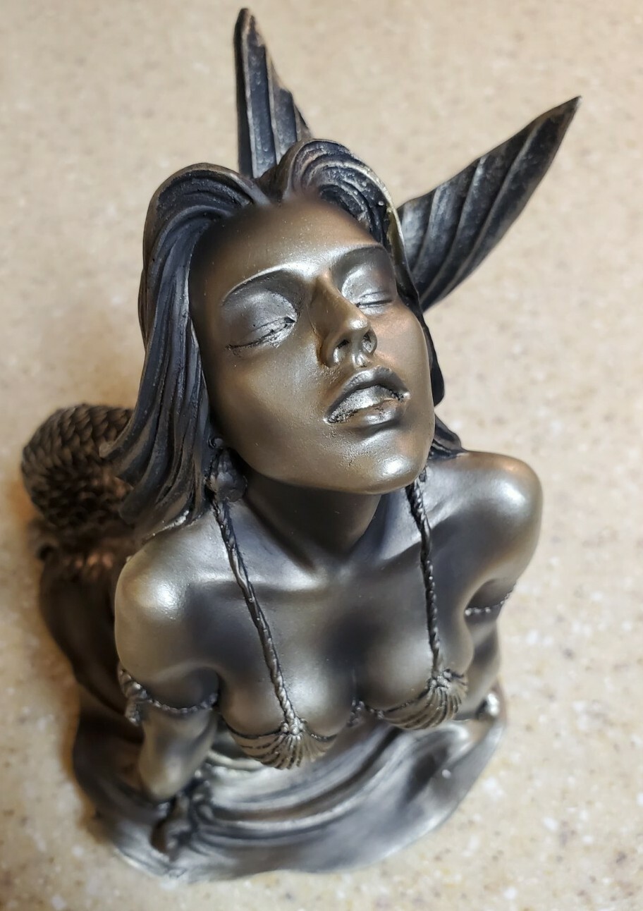 MERMAID HOOD ORNAMENT RARE ideal For Rat Rod Big Goddess 