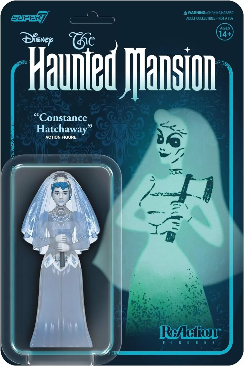 Reaction Haunted Mansion Constance Hatchaway figure Super7  New
