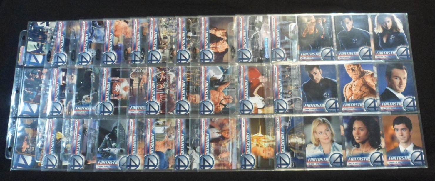 2005 Fantastic Four Movie (Upper Deck) COMPLETE SET of 100 Base Cards (1-100)