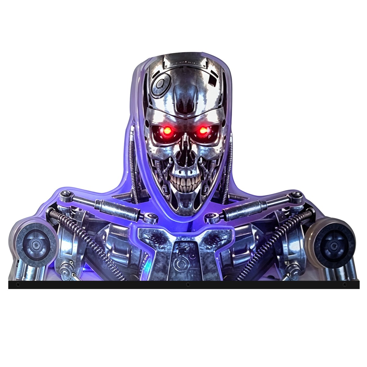 Terminator 2 Pinball Topper Acrylic LED RGB Topper for Pinball Machine Game Sign