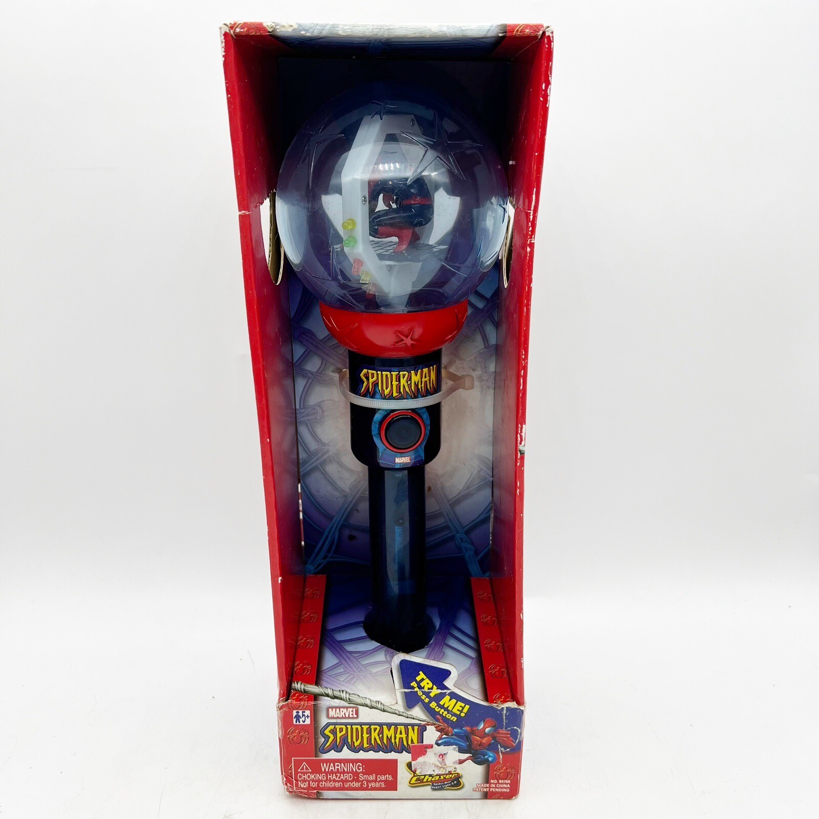 Marvel Spiderman Light Chaser Hyper Light 3.0 Light Up Wand NIB