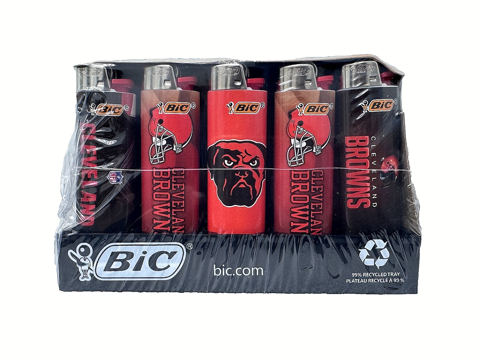🔥 NEW BIC Lighter NFL Cleveland Browns 50-Pack | Official Dawg Pound Limited  