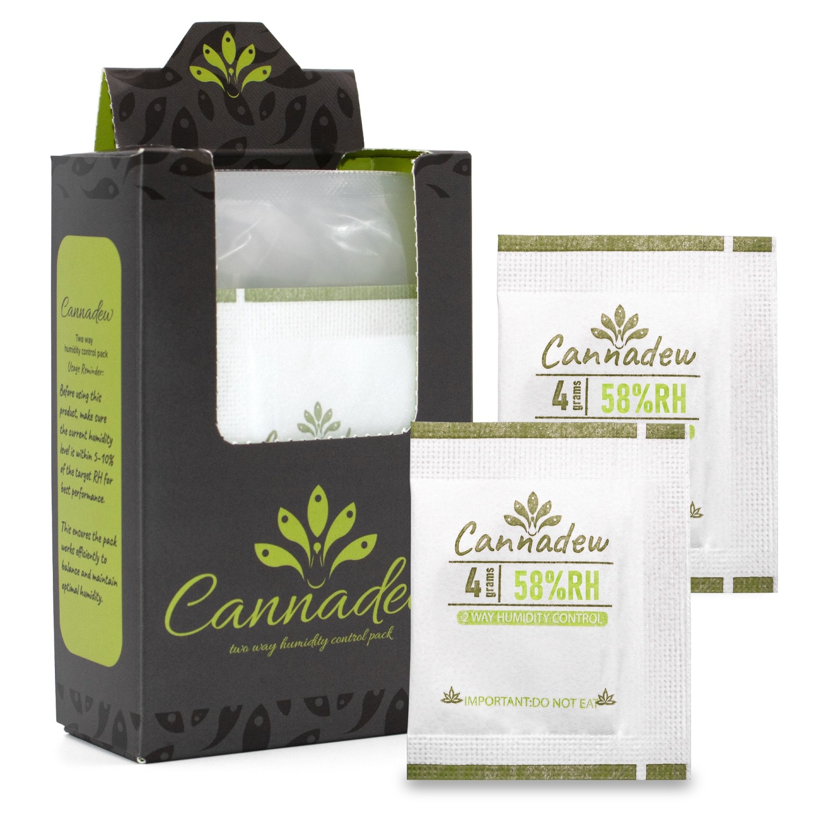 58% RH 4Gram (15 Pack) Two-Way Humidity Control Packets