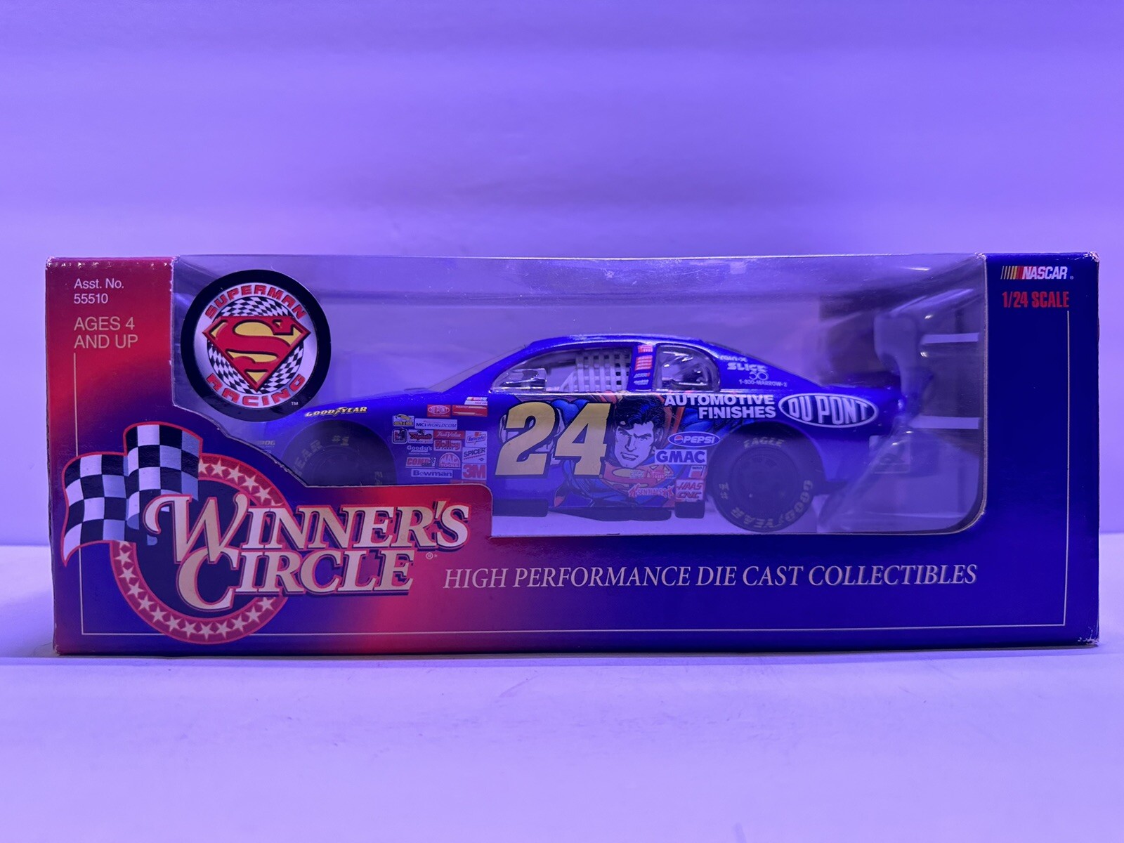 Winners Circle 1/24 Jeff Gordon 1999 Superman Chevy Monte Carlo Nascar Diecast