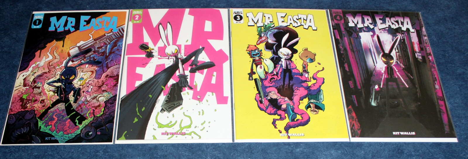 MR EASTA #1 2 3 4 1st print COMPLETE A set SCOUT COMICS 2022 Kit Wallis NM NEW