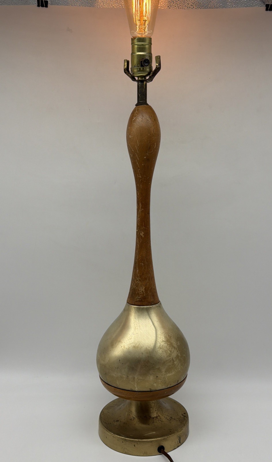 Vintage Tony Paul Tribute Lamp Mcm For Refurbish