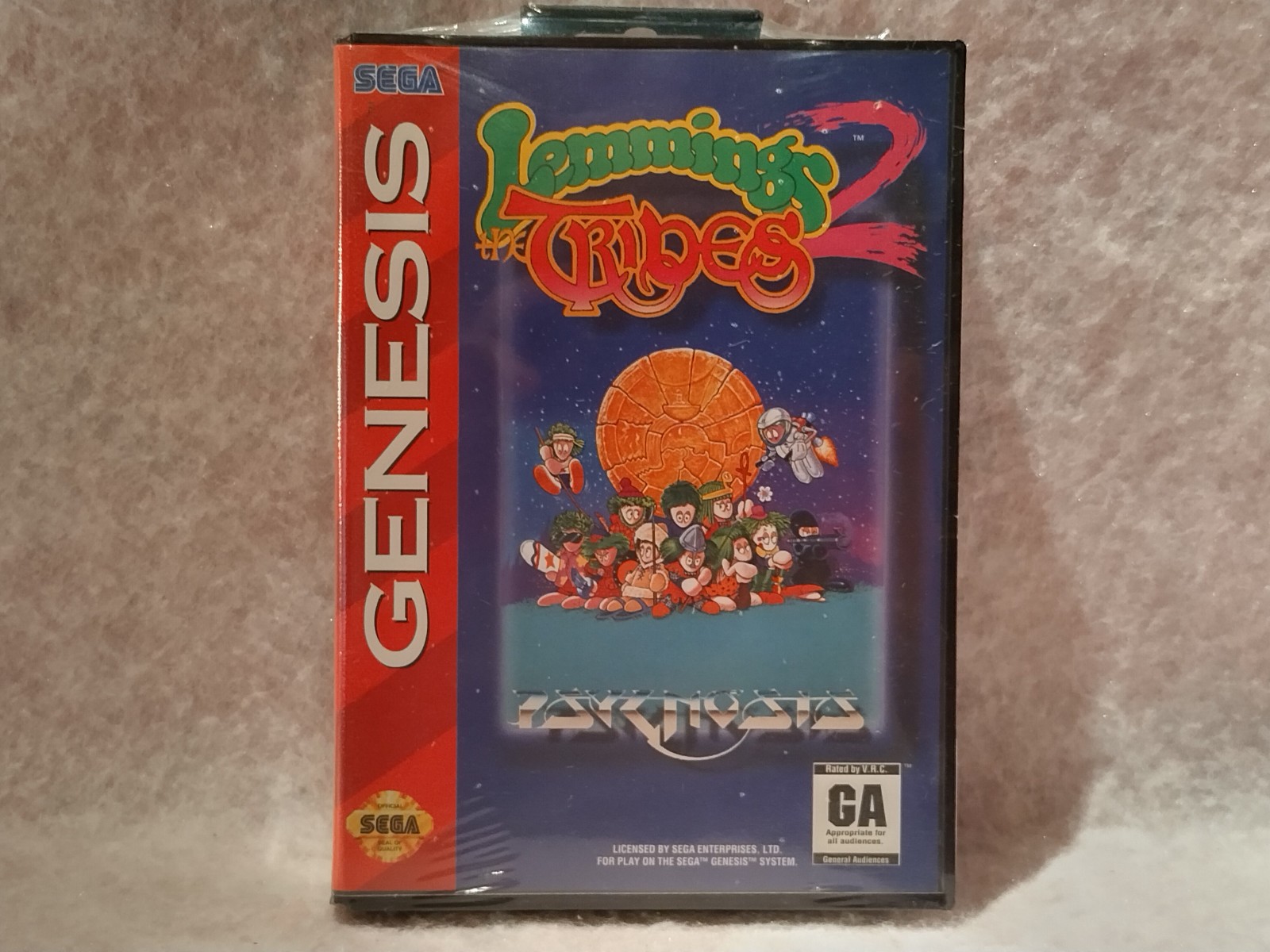 *New* Lemmings 2: The Tribes (Sega Genesis, 1994) Mint Condition Factory Sealed
