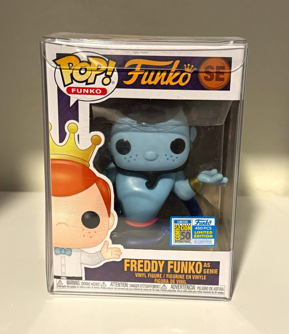 Funko Pop Freddy Funko as Genie SDCC 2019 Limited 450pcs w/ Protector