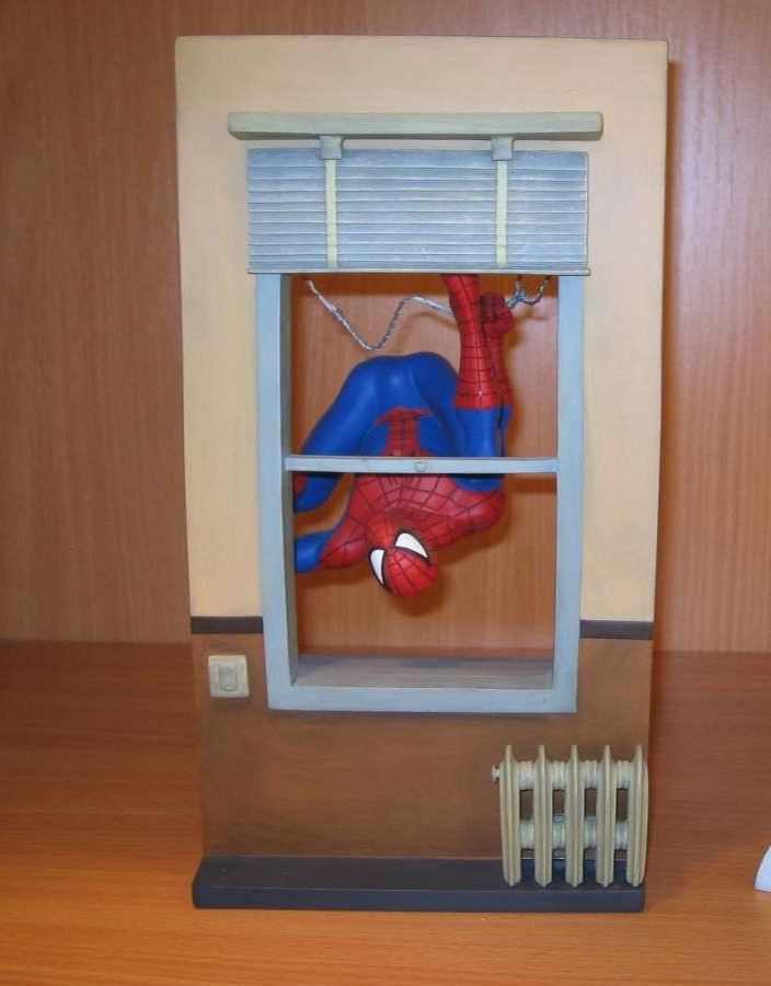 Attakus Spider-Man Window C408 Statue #1080/3333 NEW Bombyx 1999 Marvel