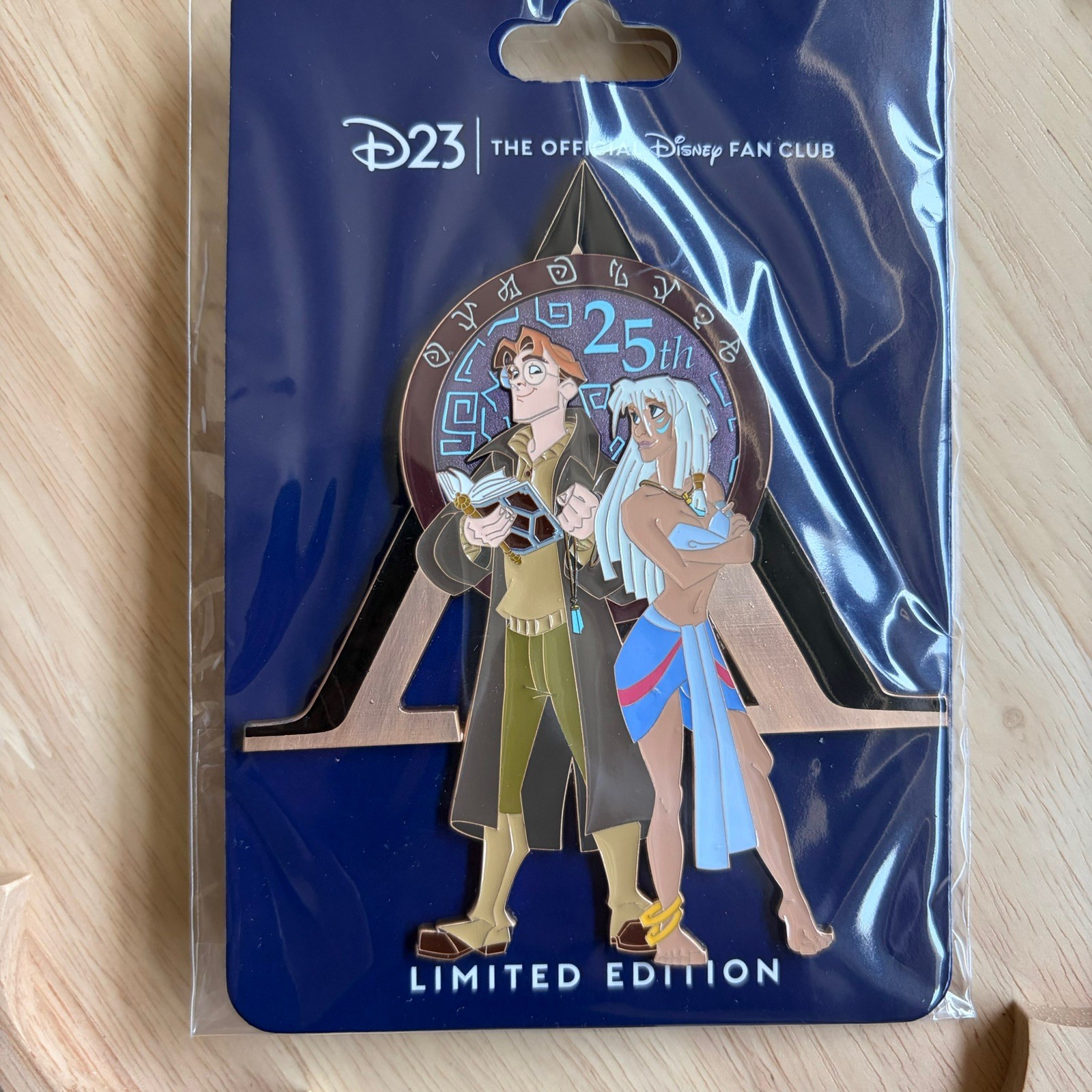 Atlantis 25th Anniversary Milo Kida D23 Mini Jumbo Pin LE 1000