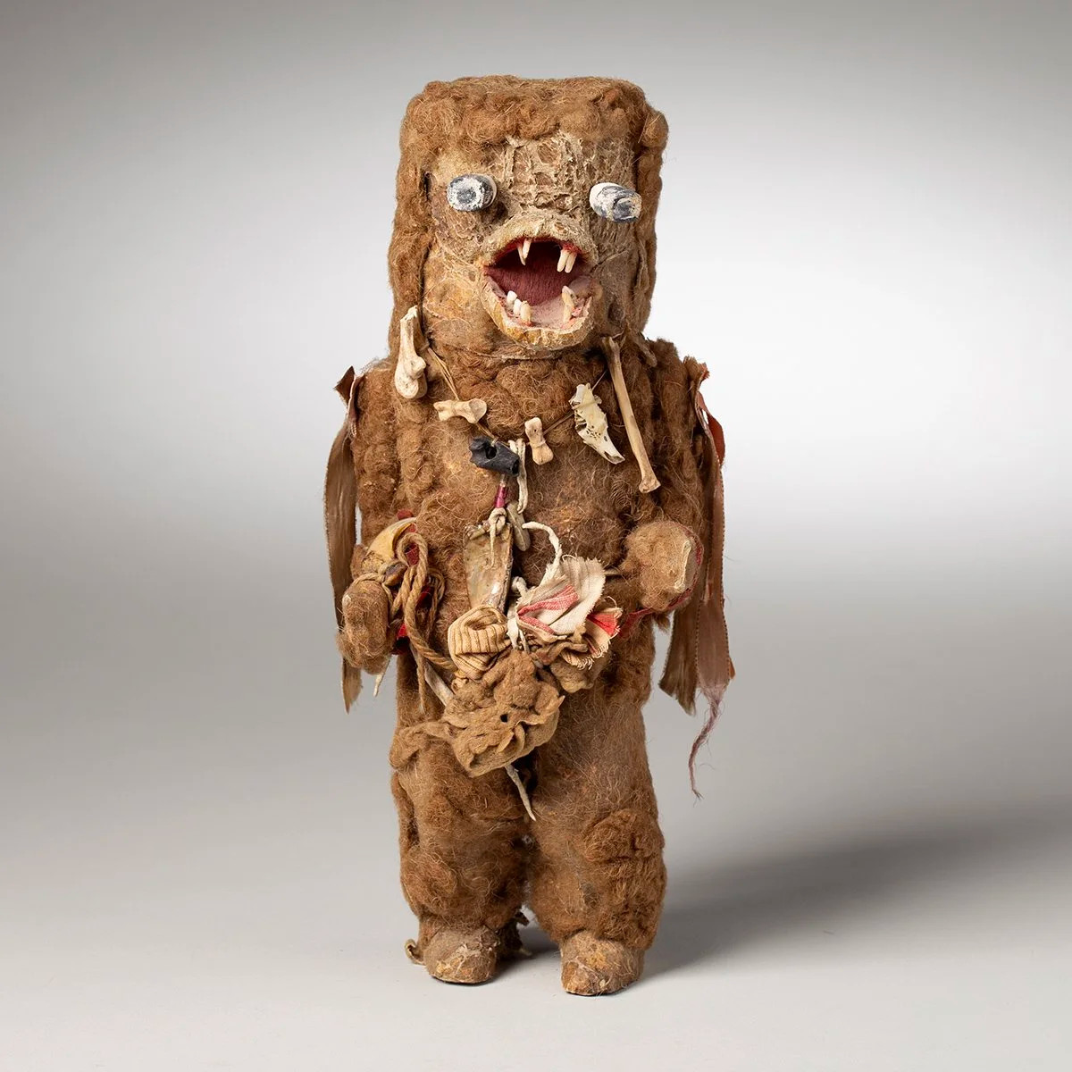 1870-1880 Hopi Hon Bear Katsina Guennol Collection Native American Antique
