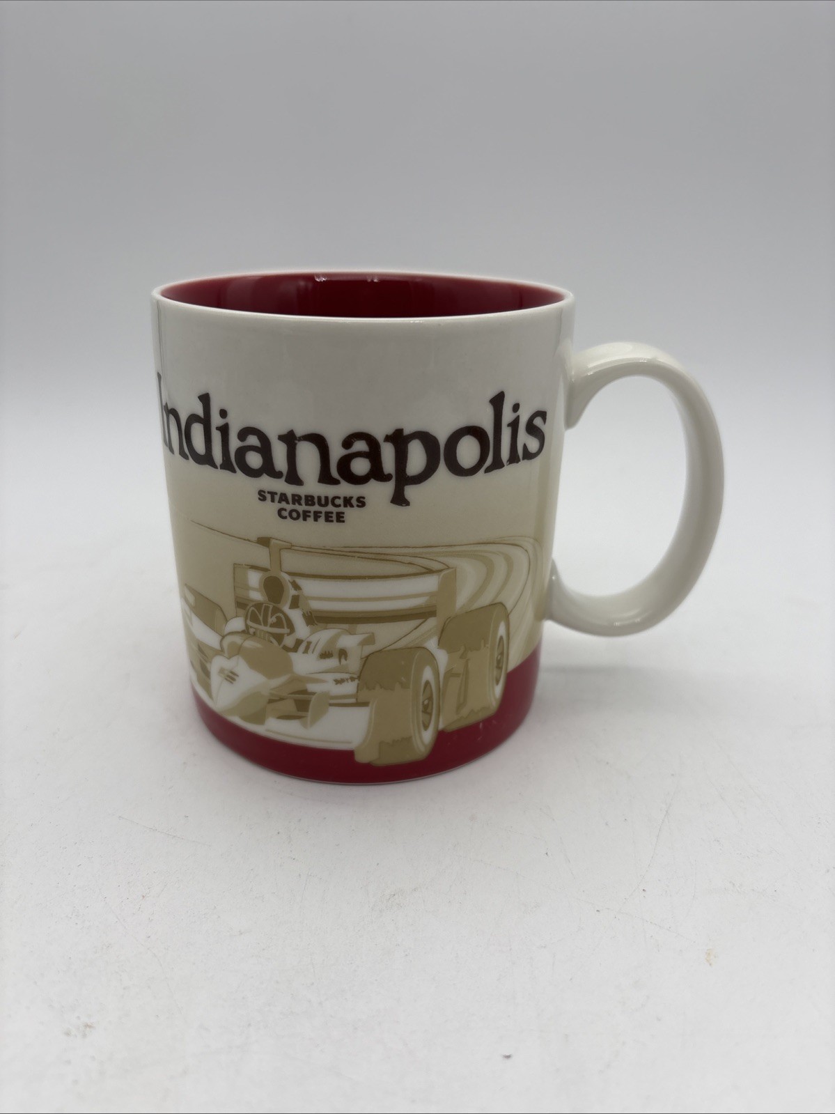 Starbucks Coffee Mug 2009 Indianapolis Indy 500 Race Car 16 oz Collector Series