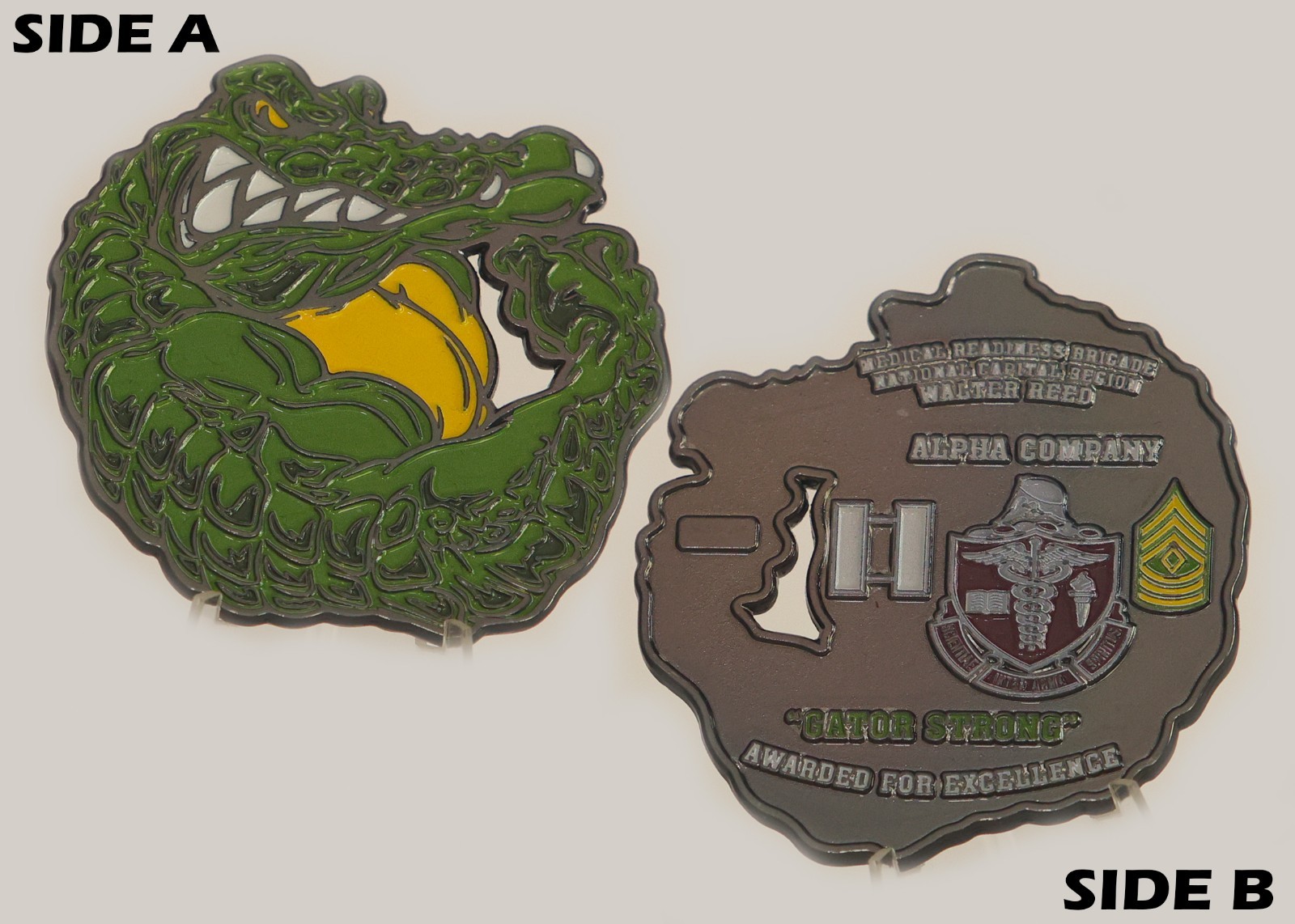 Walter Reed Alpha Company Gator Strong Medical Brigade Challenge Coin  M#4
