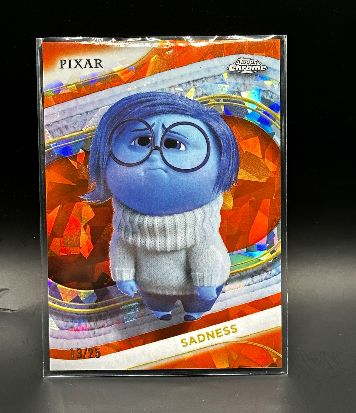 2025 Topps Chrome Disney Pixar Inside Out Sadness /25