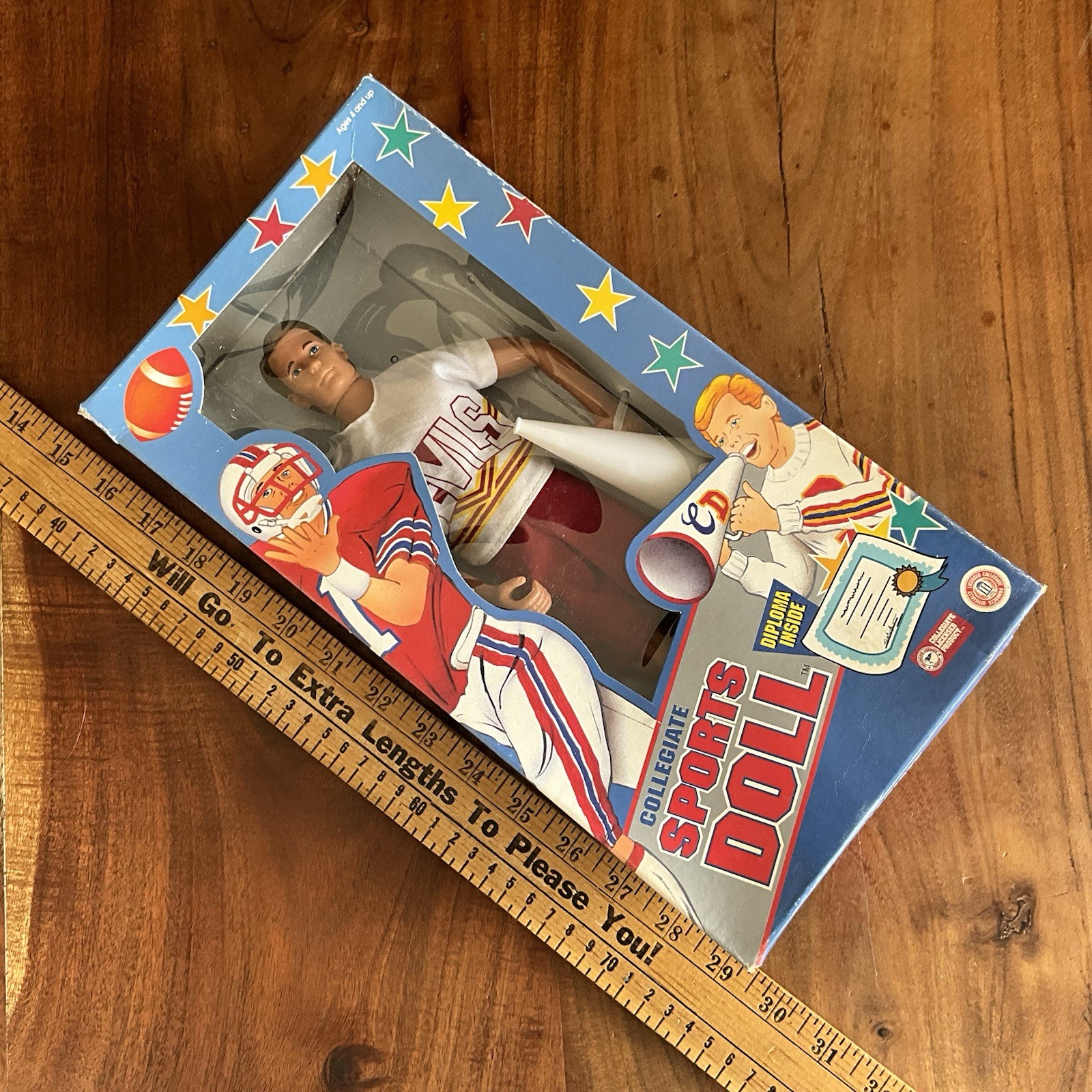 Male Devils Cheerleader By Collegiate Sports Doll