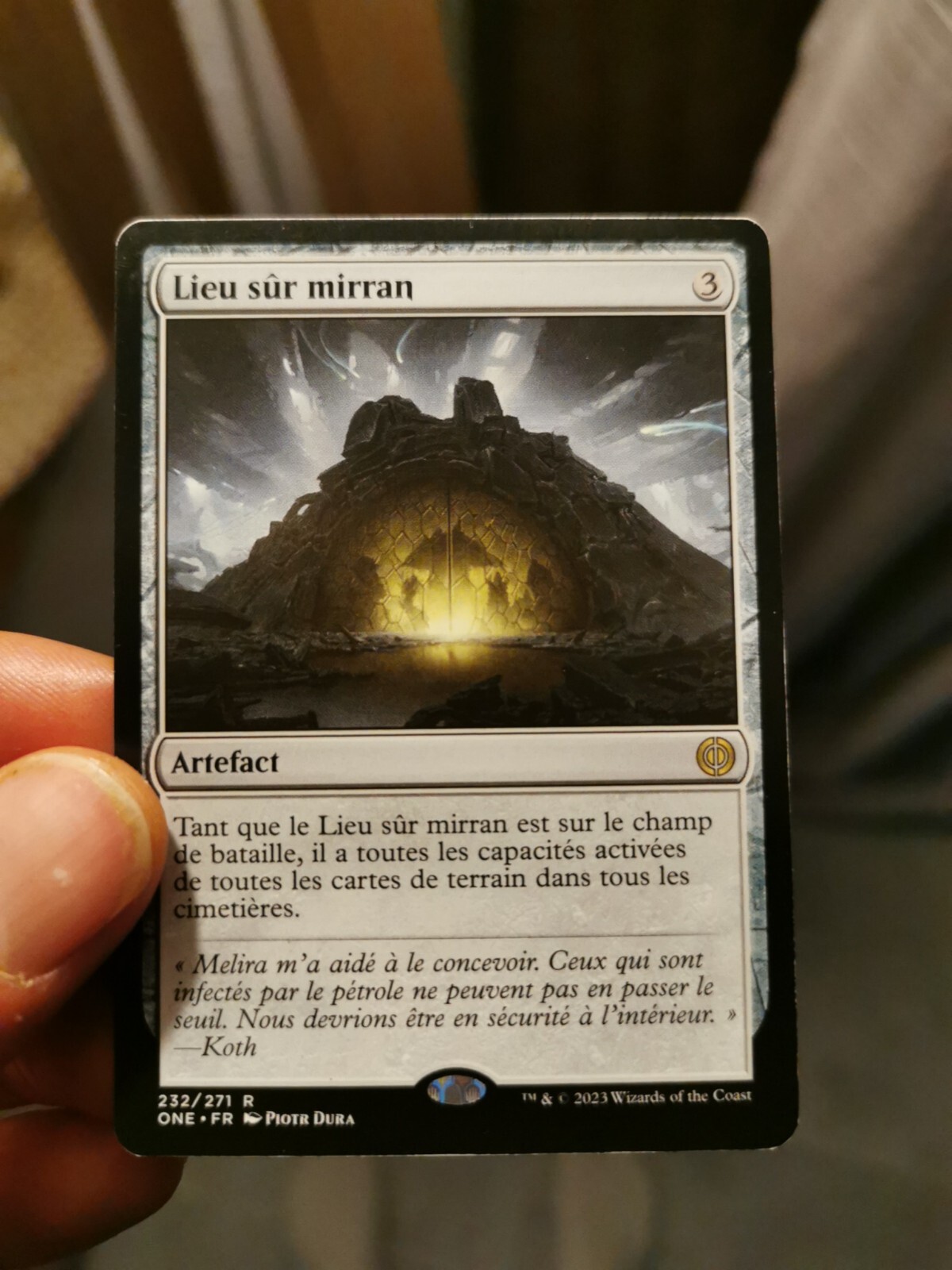Safe Place Mirran / Mirran Safe House All Will Be One / All Phyrexians MTG Magic