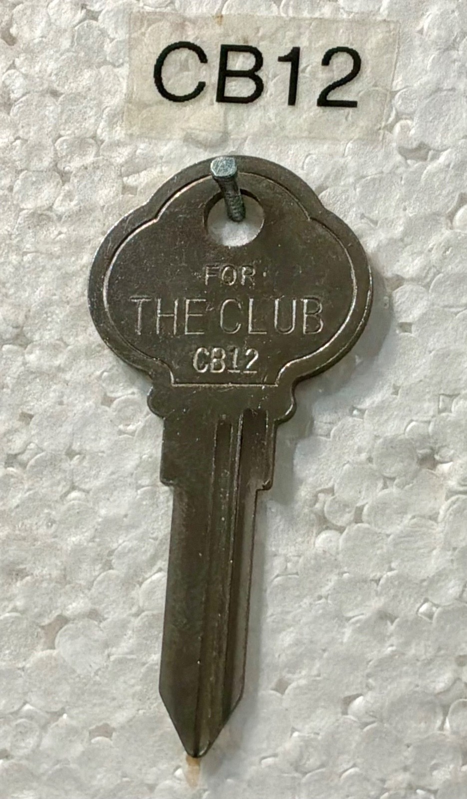THE CLUB STEERING WHEEL BLANK KEY ONLY  CB12