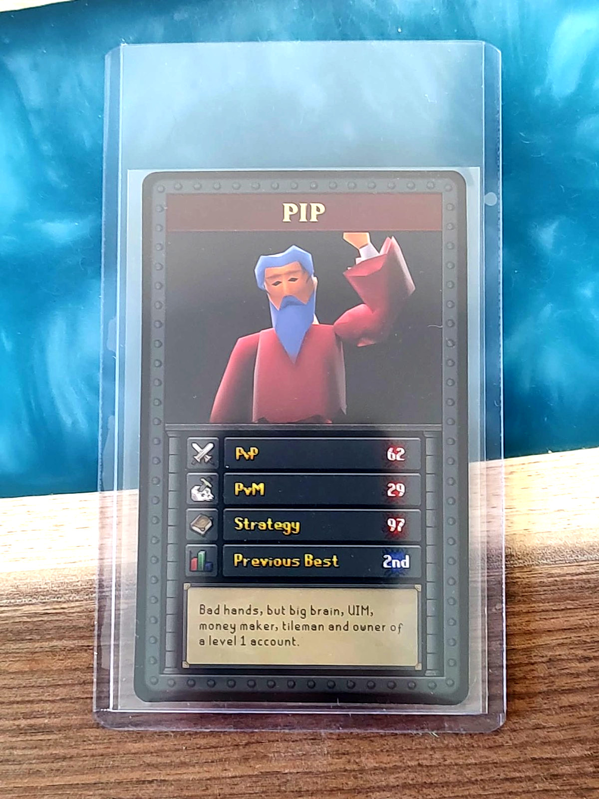PIP - Deadman All Stars S3 Trading Card - Old School Runescape DMM OSRS
