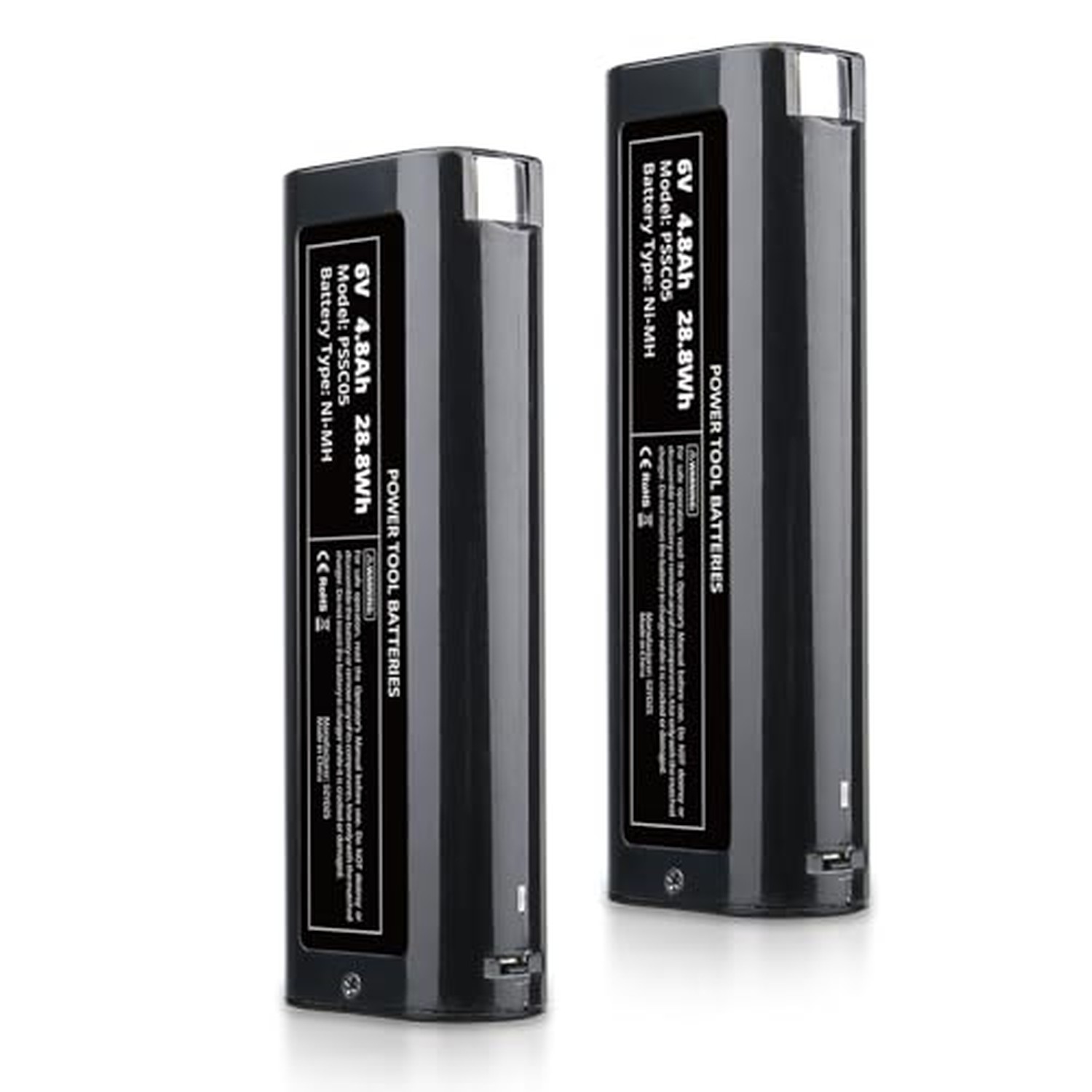 2 Packs 4800mAh 6V Replacement for Paslode Battery 404717 Ni-MH Compatible wi...