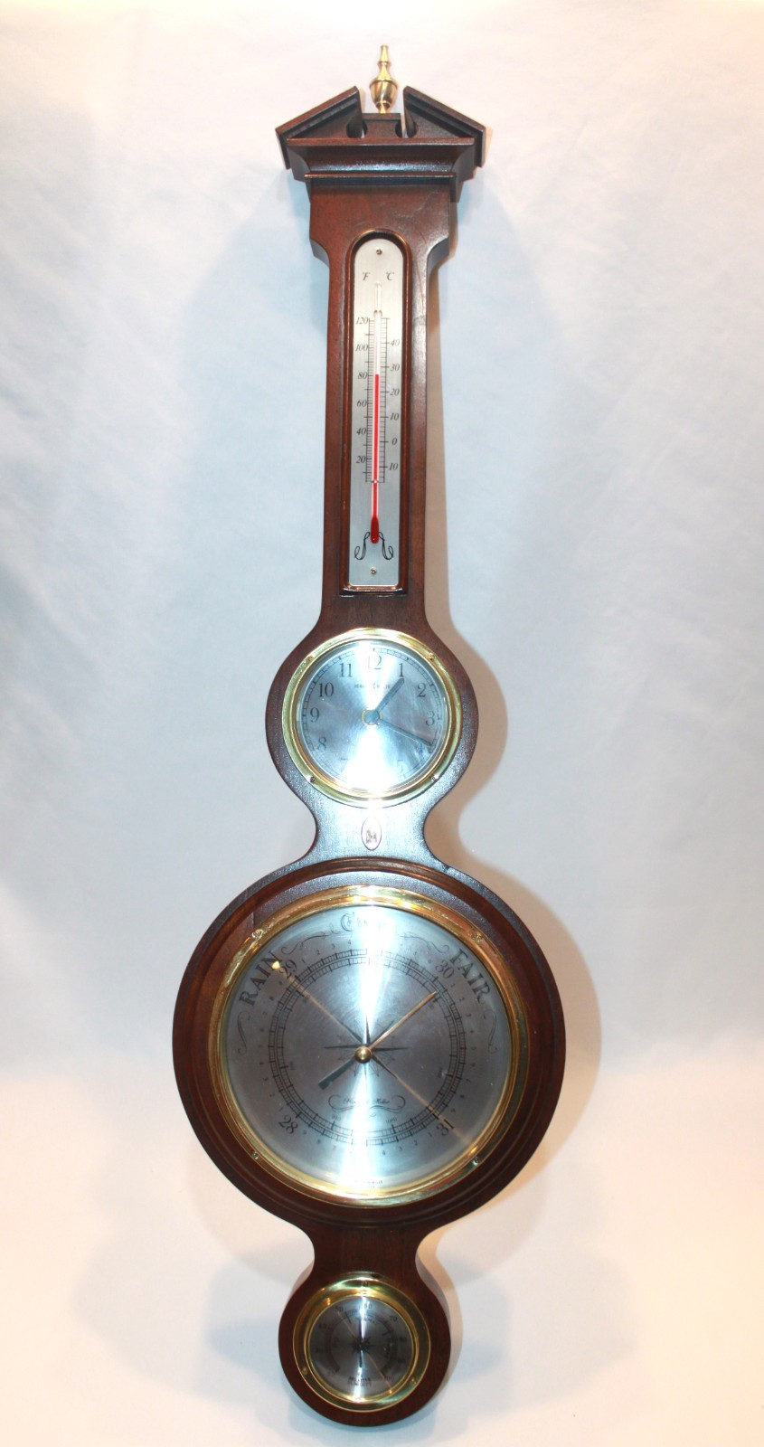 Howard Miller Banjo Thermometer Clock Large 31\