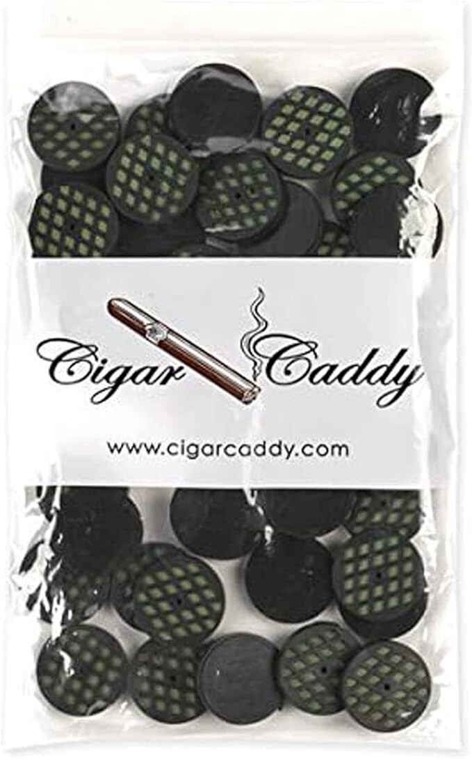 Cigar Caddy Mini Round Foam Disk Humidifier