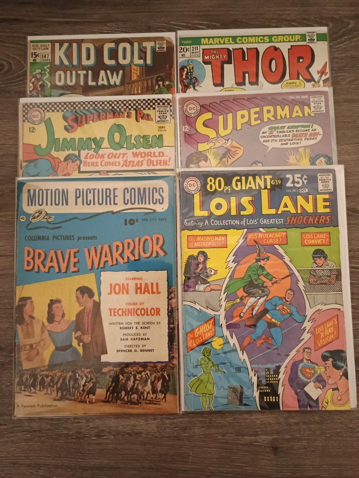 Vintage Gold, Silver, Bronze Age Comics Mixed Lot: DC, Marvel, Fawcett 1952-1973