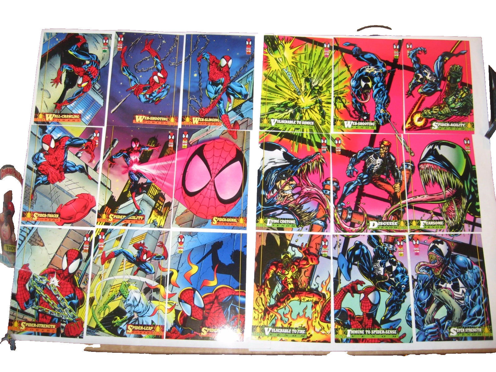 1994 MARVEL FLEER AMAZING SPIDER-MAN 150 COMPLETE BASE CARD SET VENOM CARNAGE