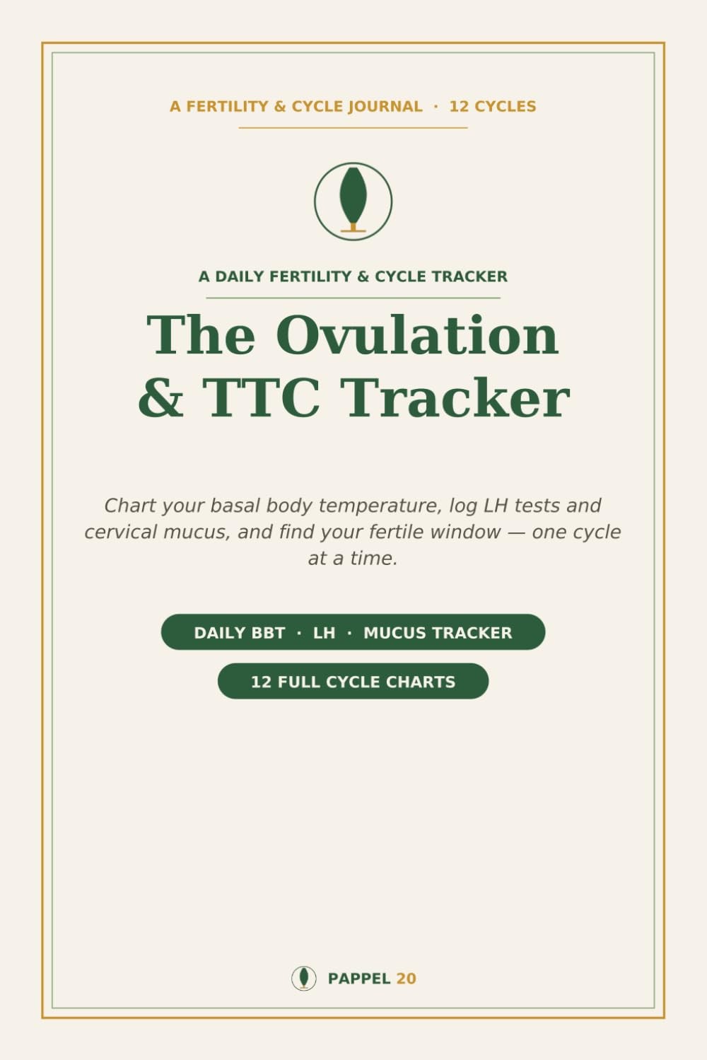 The Ovulation & TTC Tracker: A Fertility Journal for Trying to Conceive — Chart