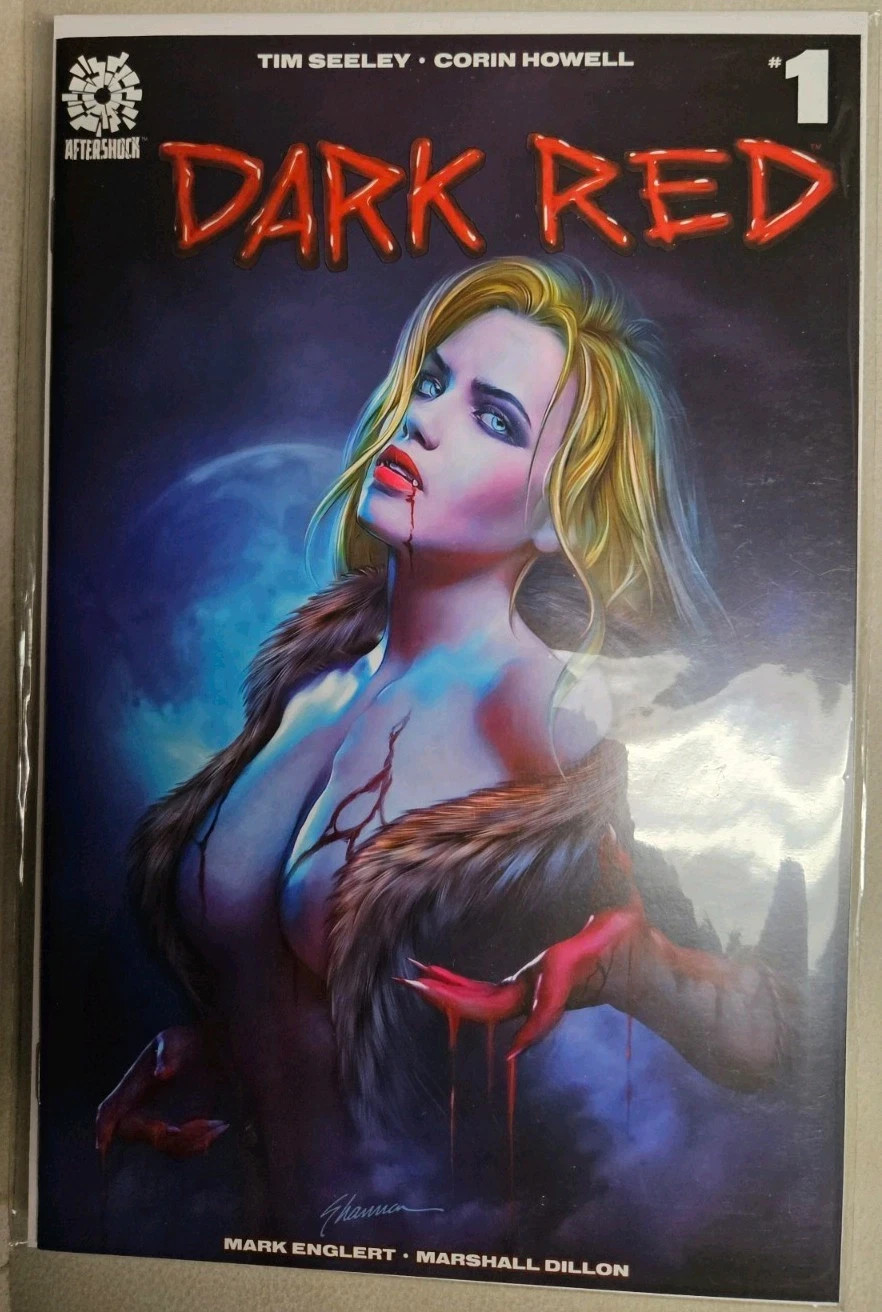 DARK RED #1 & #2 SHANNON MAER ANNIVERSARY VIRGIN VARIANT 2020, AFTERSHOCK COMICS