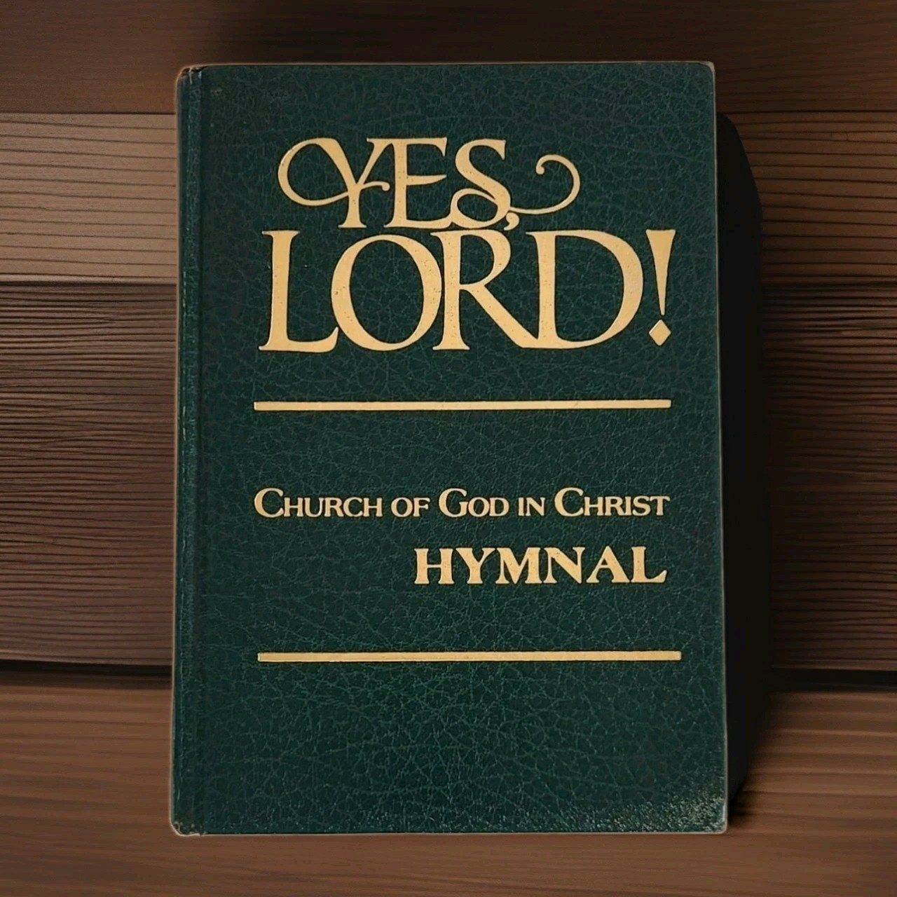 RARE Green 1982 Yes, Lord COGIC Hymnal Church of God in Christ VERY Collectible