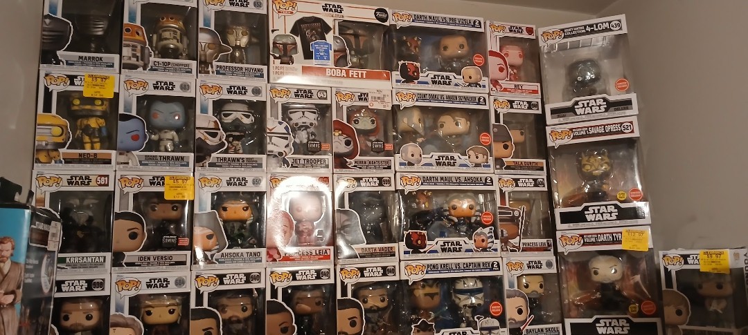 FUNKO POP LOT -⭐ALL STAR WARS All 35 of them included in sale  figures total 