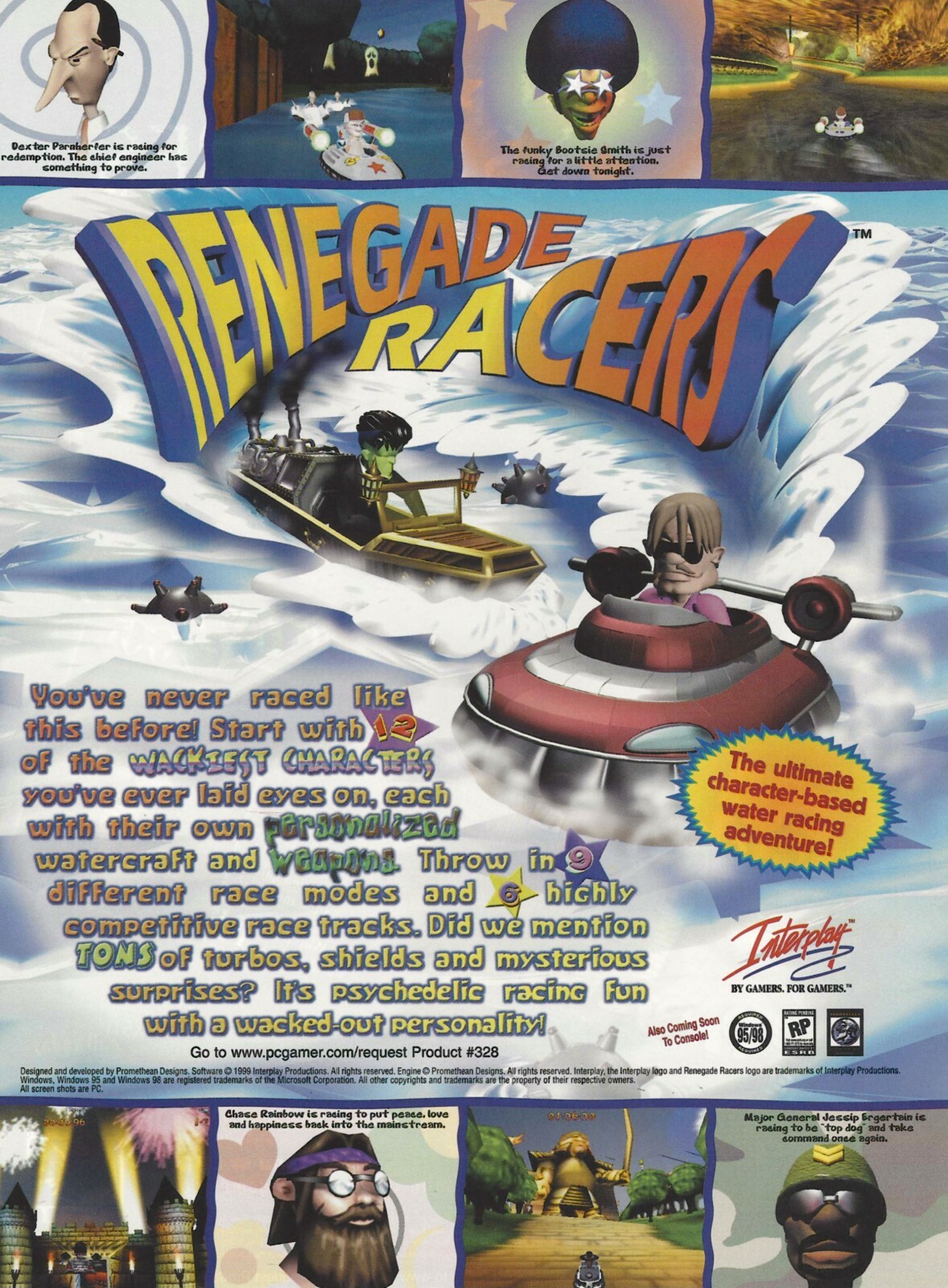 Renegade Racers Print Ad/Poster Art PC Big Box