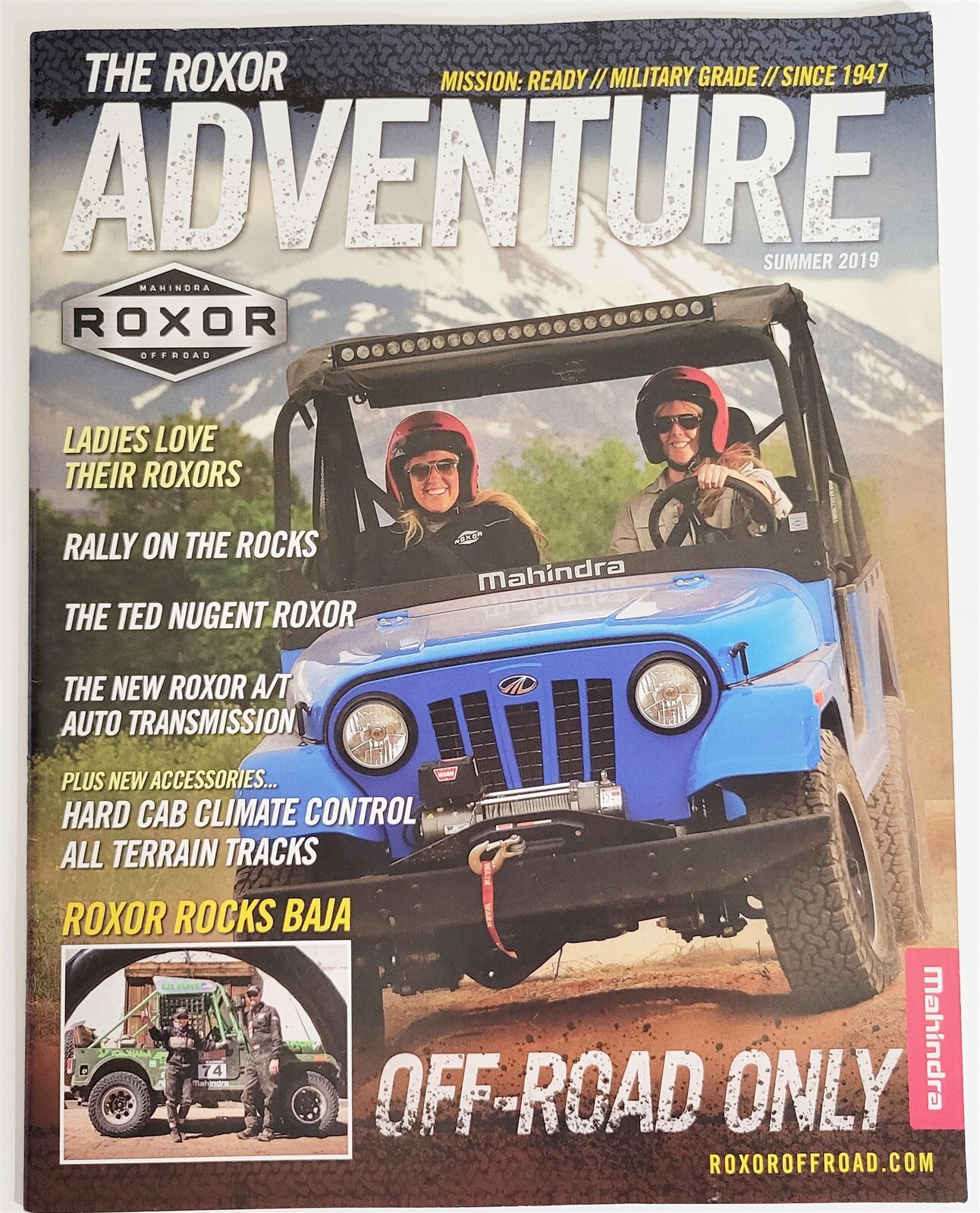 The ROXOR Adventure Off-Road Magazine Summer 2019 Military