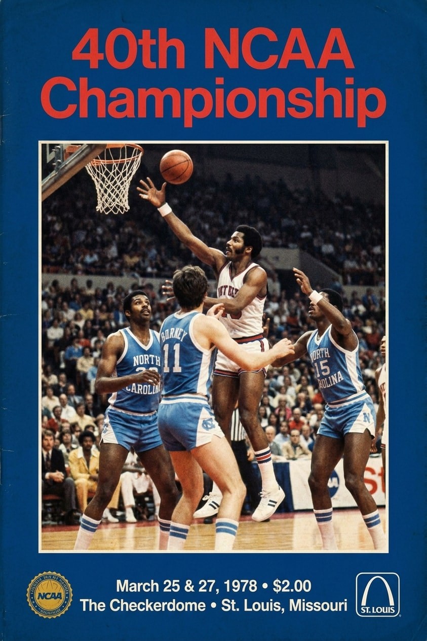 NCAA 1978 Basketball Championship Poster 🏀 24x36” Hi-Res💎 Print
